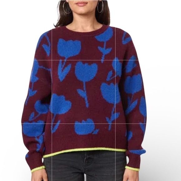 Scotch & Soda Sweaters - Scotch & Soda Amsterdam Tulip Crew Neck Sweater Size Small